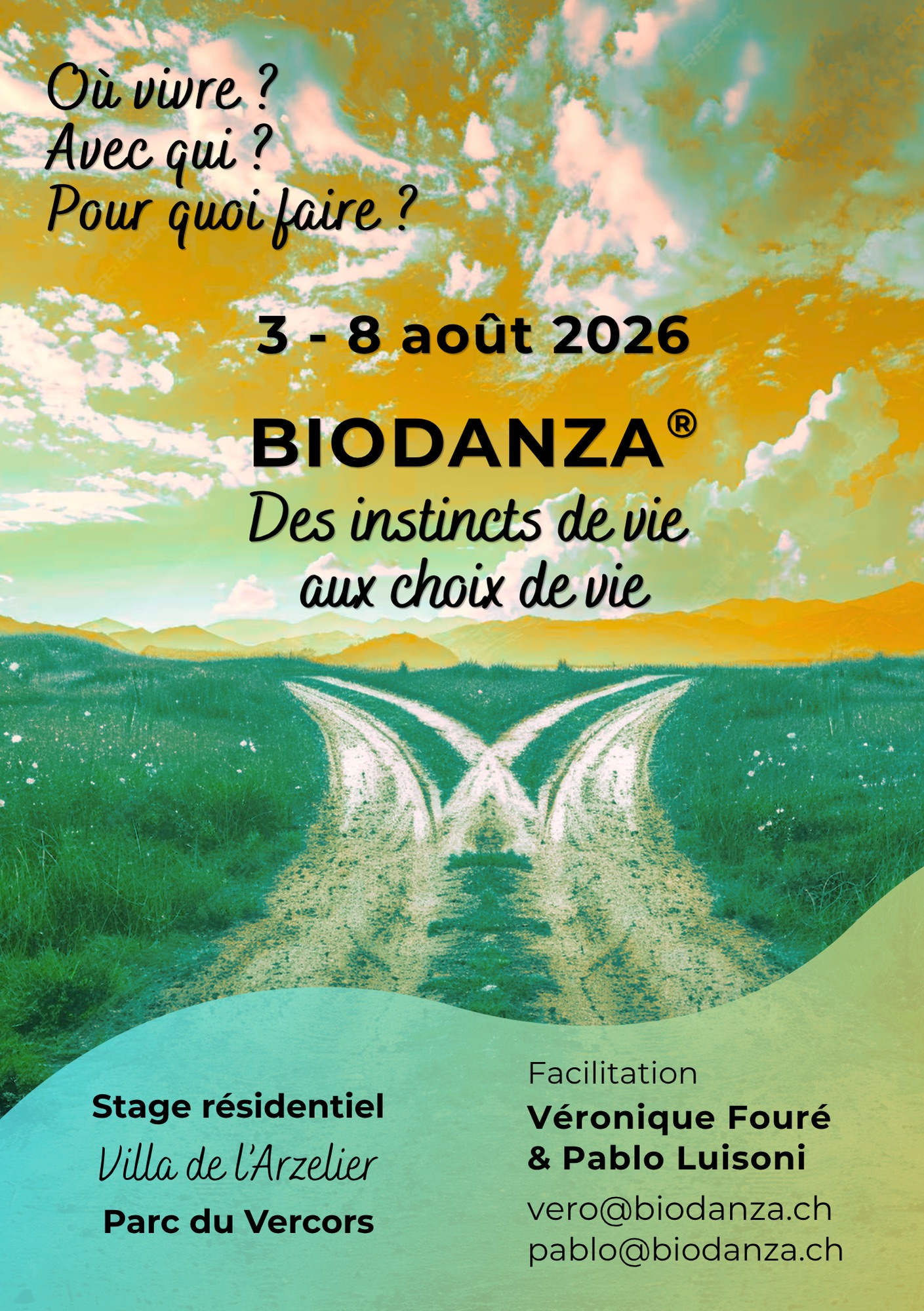 Stage Biodanza résidentiel "Des instincts de vie aux choix de vie"